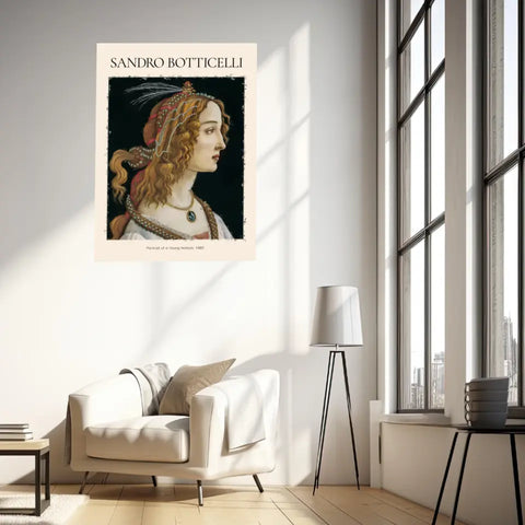 Sandro Botticelli Portrait Of A Young Woman