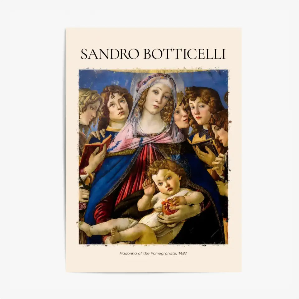 Sandro Botticelli Madonna Of The Pomegranate