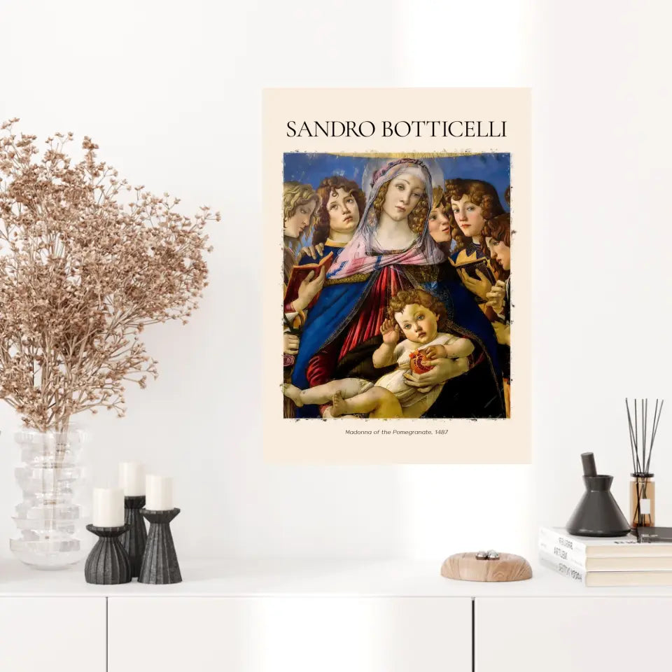 Sandro Botticelli Madonna Of The Pomegranate