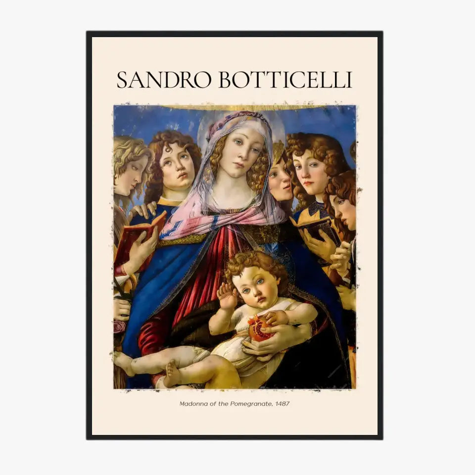 Sandro Botticelli Madonna Of The Pomegranate