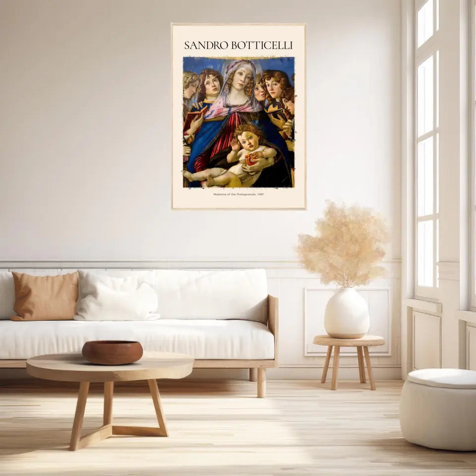 Sandro Botticelli Madonna Of The Pomegranate