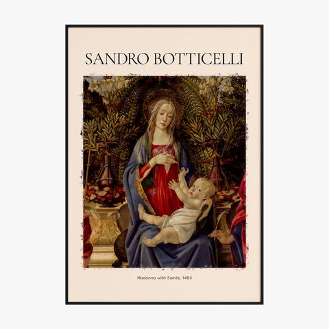 Sandro Botticelli Madonna With Saints