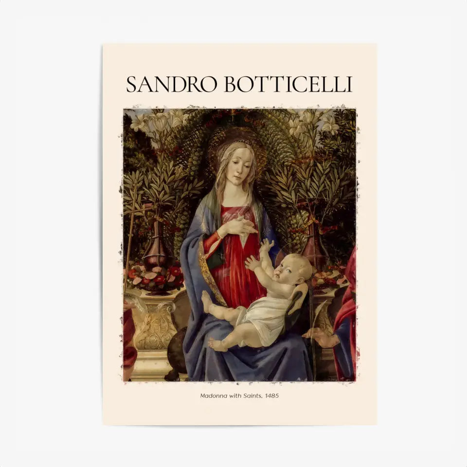 Sandro Botticelli Madonna With Saints