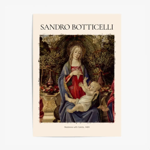 Sandro Botticelli Madonna With Saints