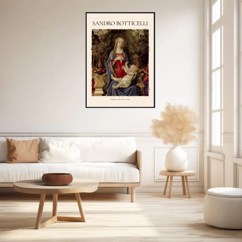 Sandro Botticelli Madonna With Saints