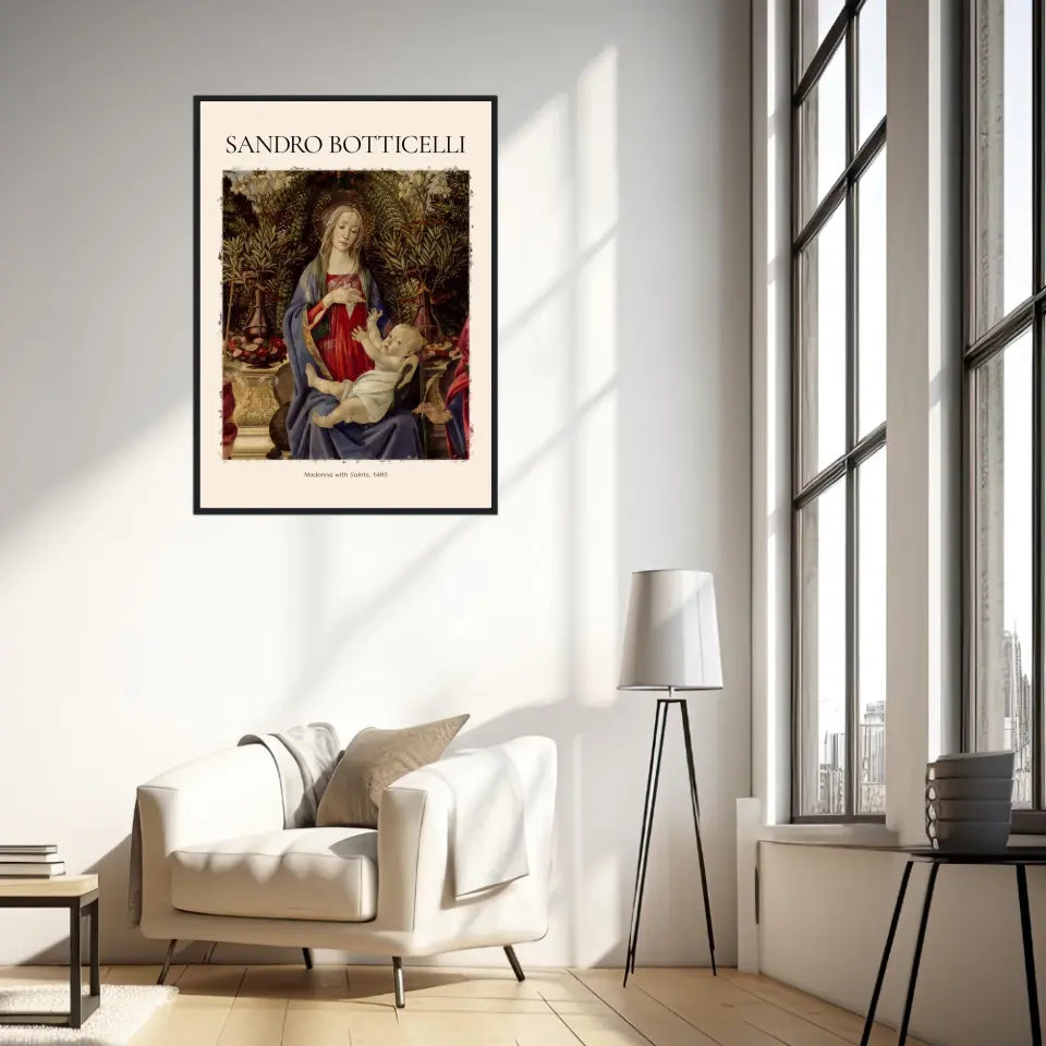 Sandro Botticelli Madonna With Saints