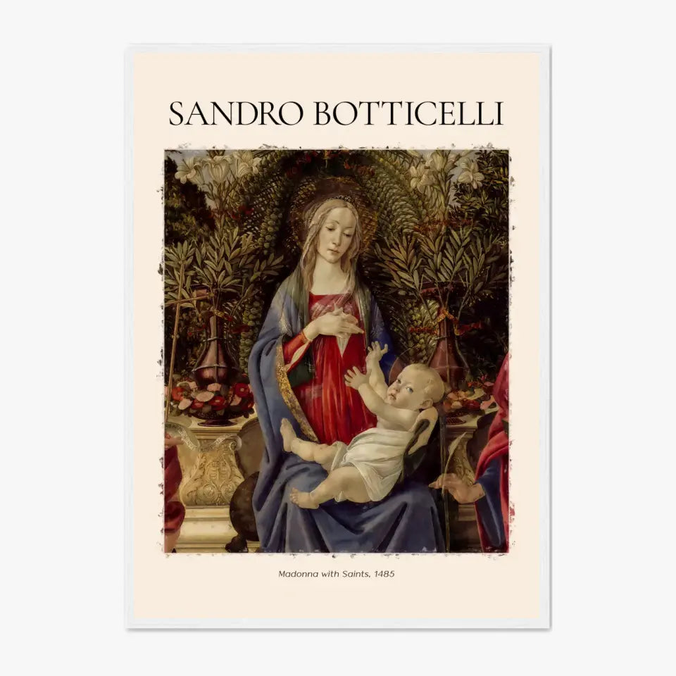 Sandro Botticelli Madonna With Saints