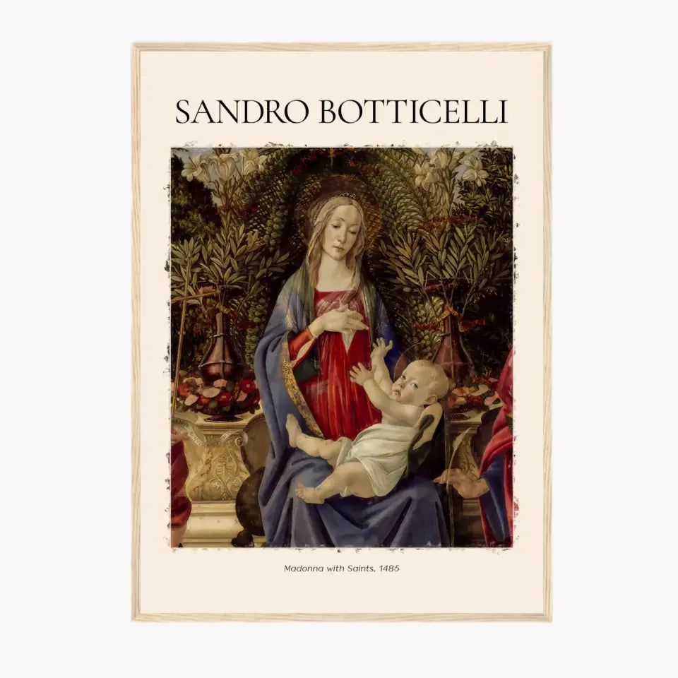 Sandro Botticelli Madonna With Saints