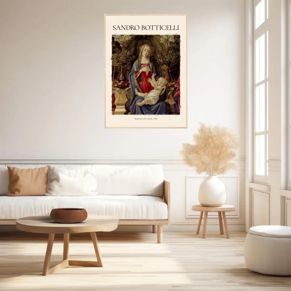 Sandro Botticelli Madonna With Saints
