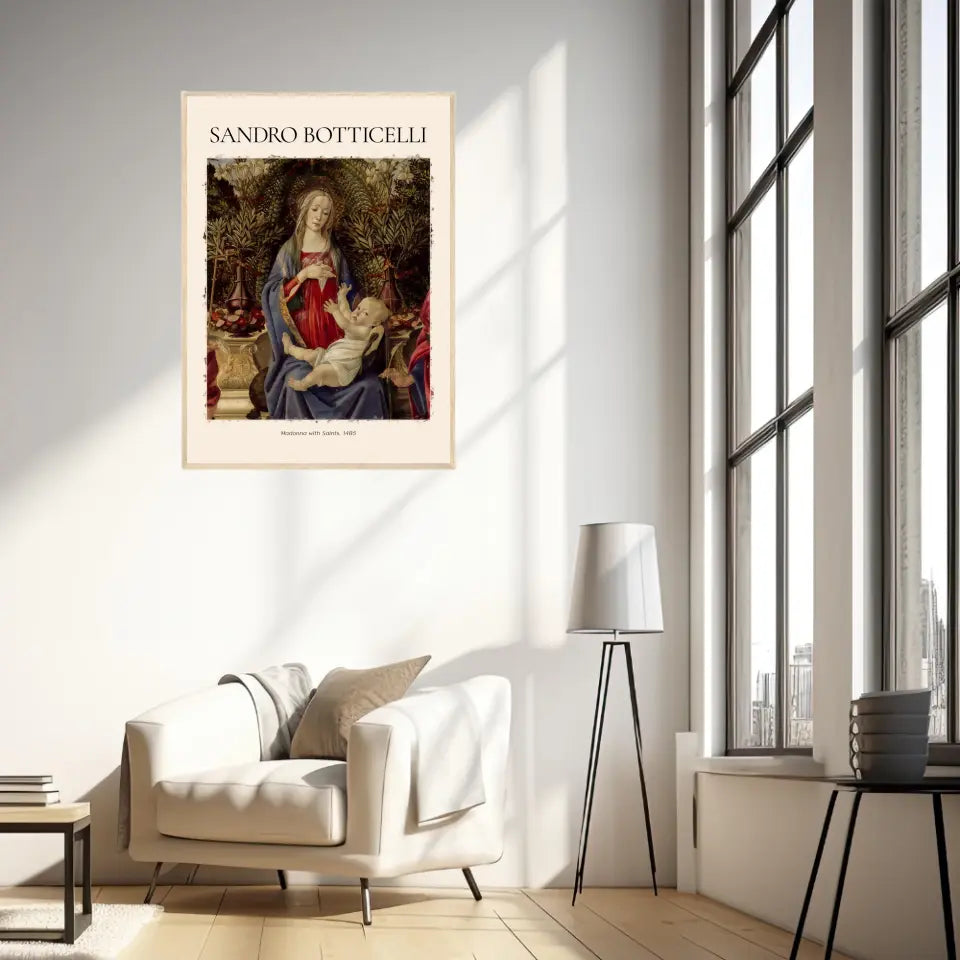 Sandro Botticelli Madonna With Saints