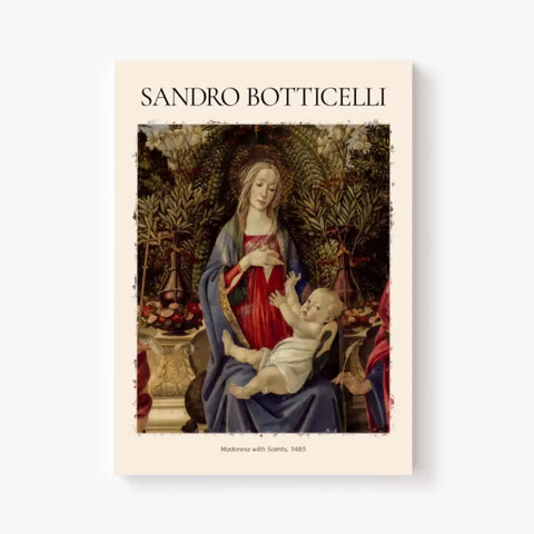 Sandro Botticelli Madonna With Saints