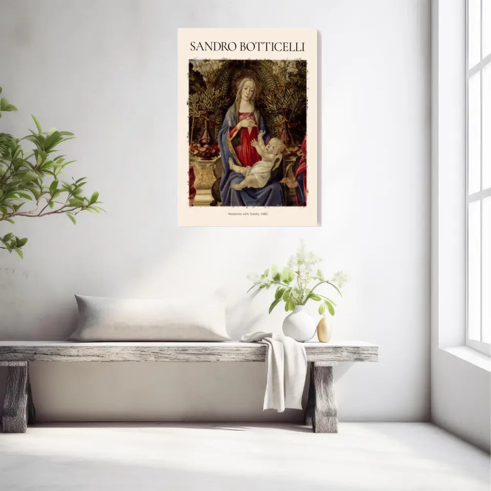 Sandro Botticelli Madonna With Saints