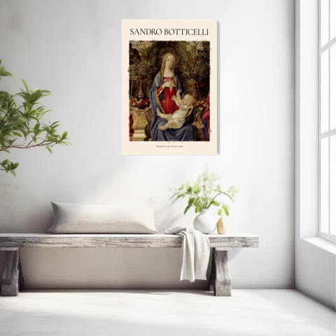 Sandro Botticelli Madonna With Saints