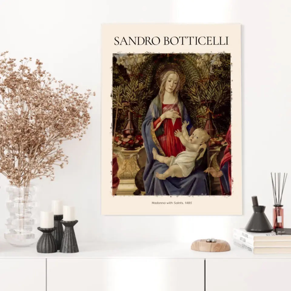 Sandro Botticelli Madonna With Saints
