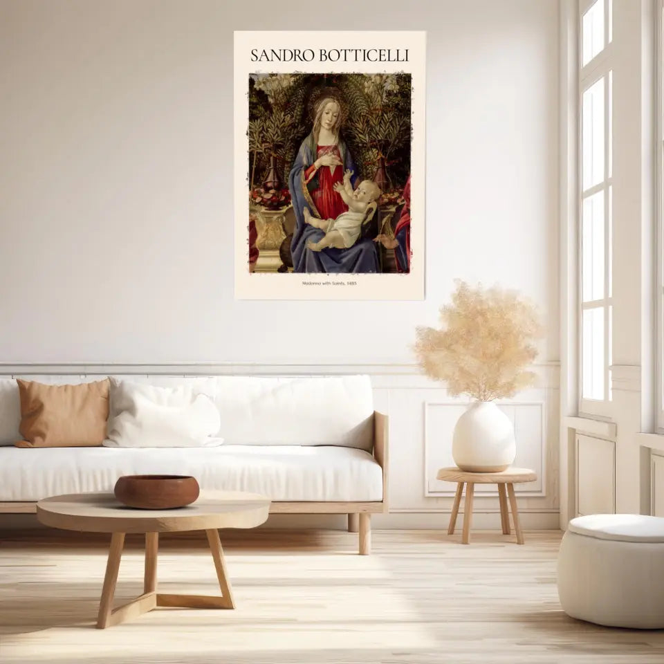 Sandro Botticelli Madonna With Saints