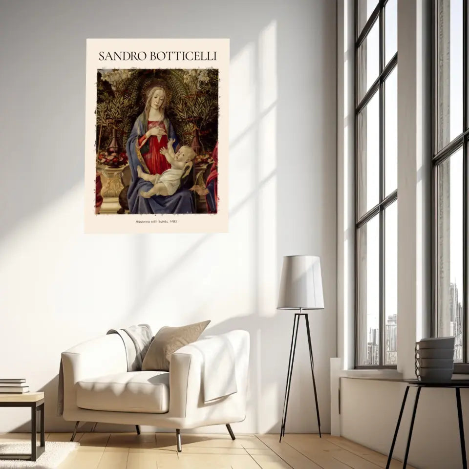 Sandro Botticelli Madonna With Saints