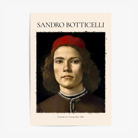 Sandro Botticelli Portrait Of A Young Man
