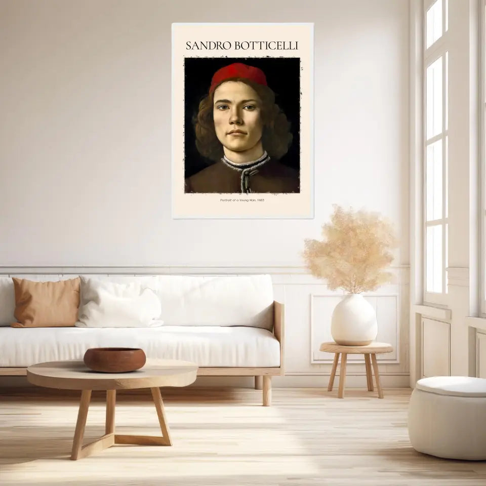 Sandro Botticelli Portrait Of A Young Man