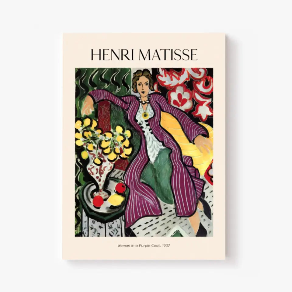 Henri Matisse Woman In A Purple Coat
