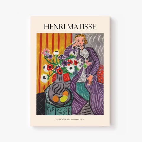 Henri Matisse Purple Robe And Anemones