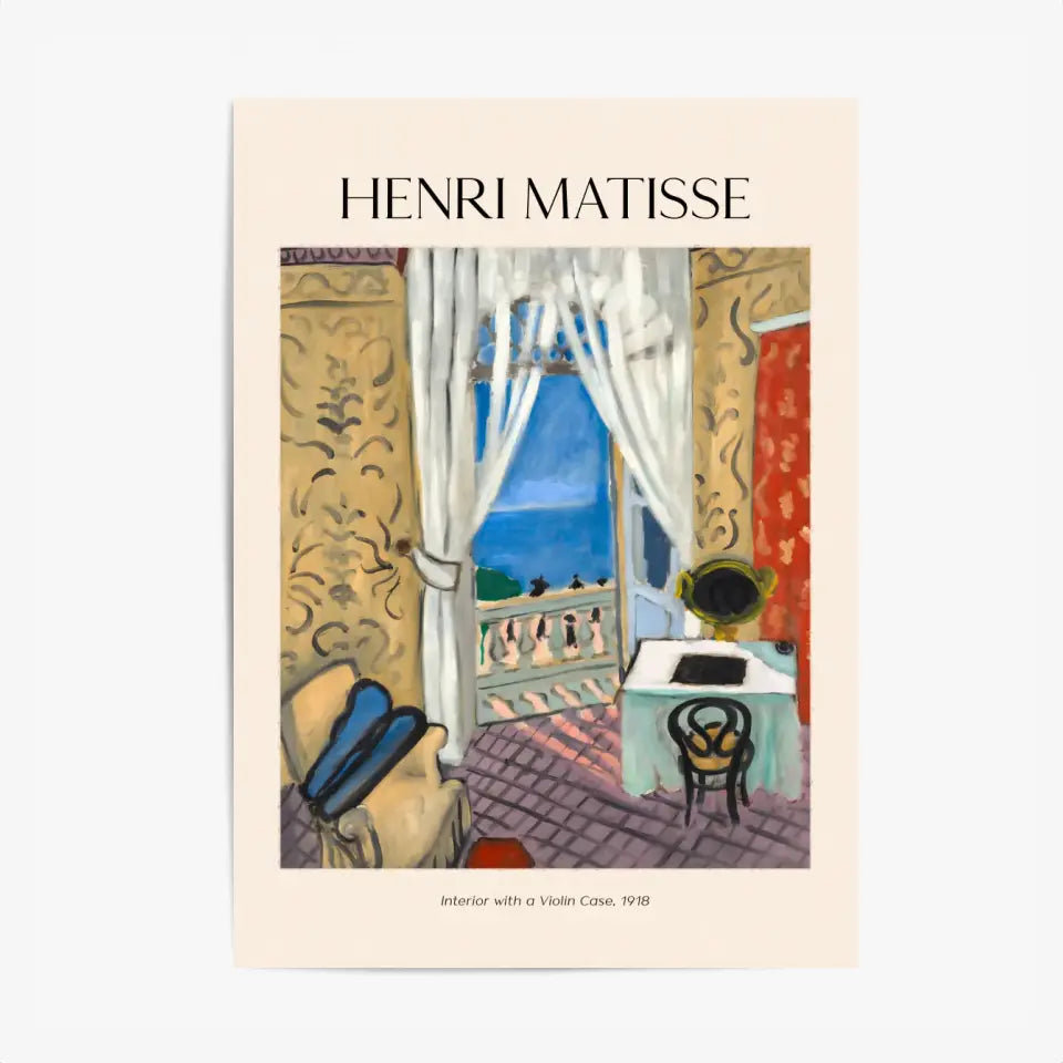 Henri Matisse Interior With A Violin Case
