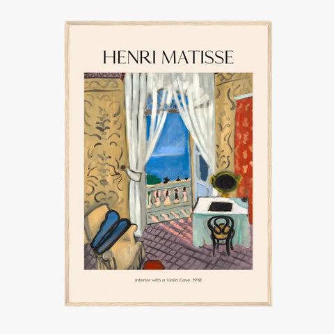 Henri Matisse Interior With A Violin Case