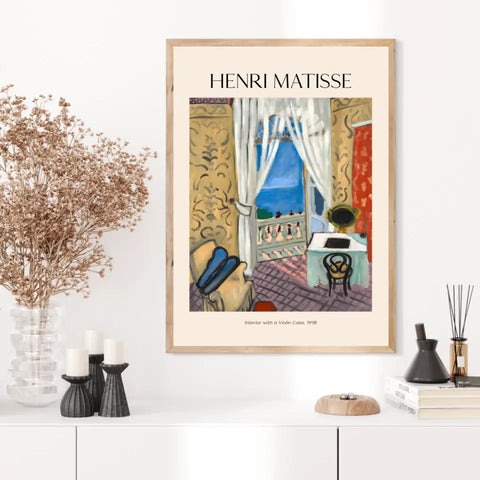 Henri Matisse Interior With A Violin Case