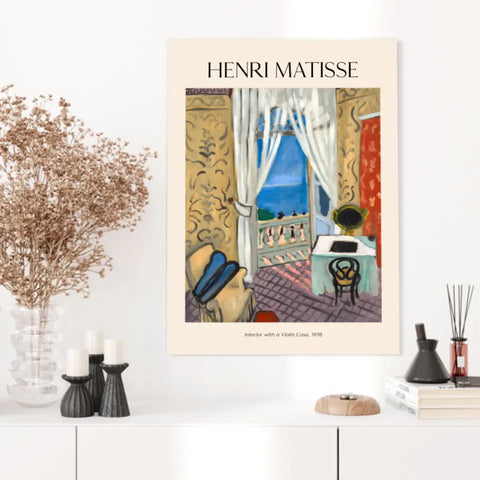 Henri Matisse Interior With A Violin Case
