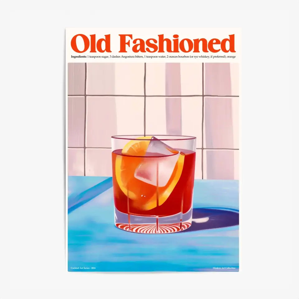 Affiche Et Tableau Cuisine Cocktail Old Fashioned