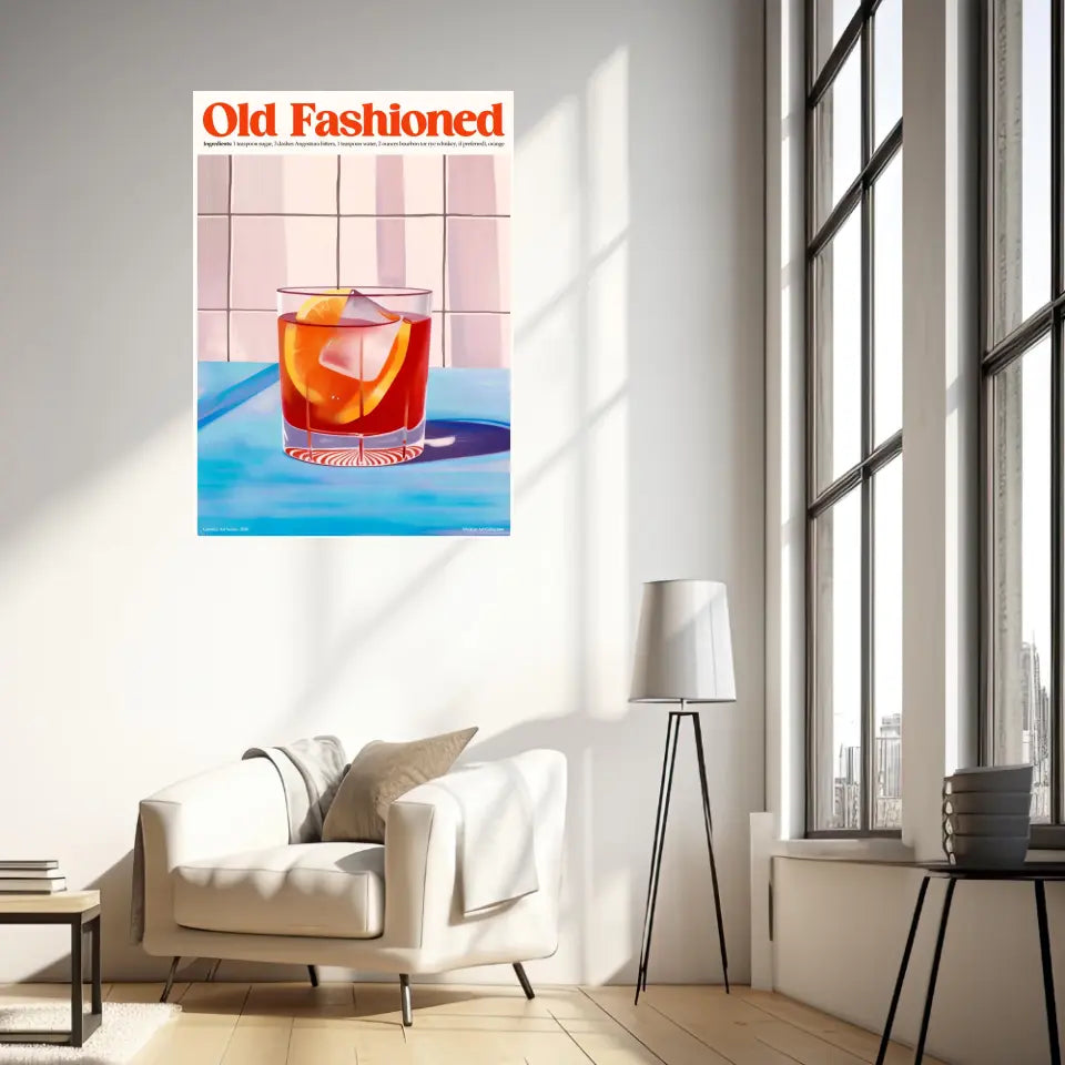 Affiche Et Tableau Cuisine Cocktail Old Fashioned