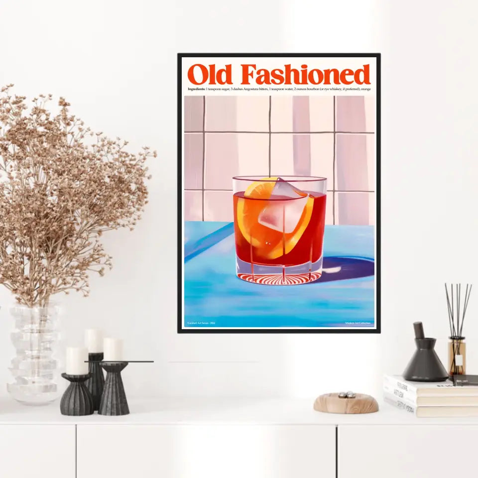 Affiche Et Tableau Cuisine Cocktail Old Fashioned
