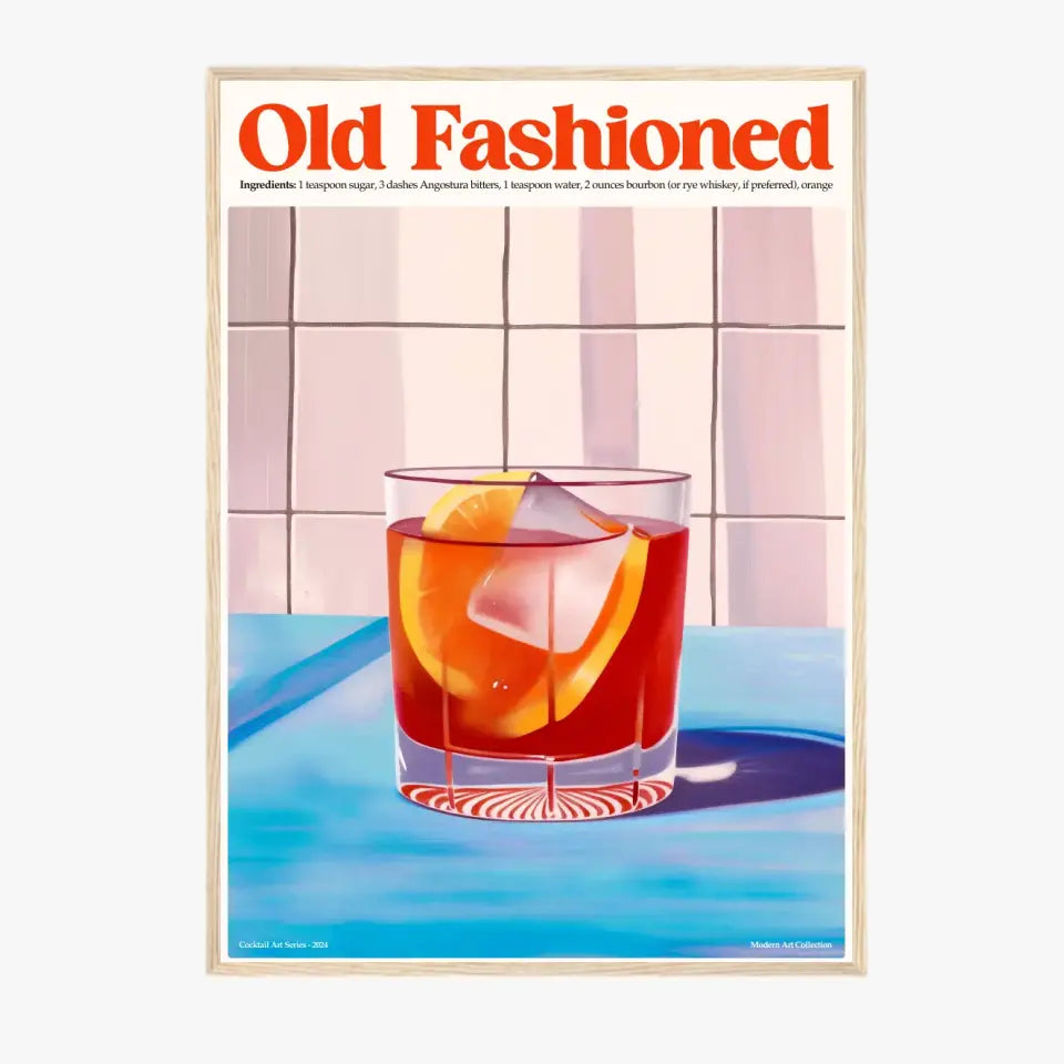 Affiche Et Tableau Cuisine Cocktail Old Fashioned