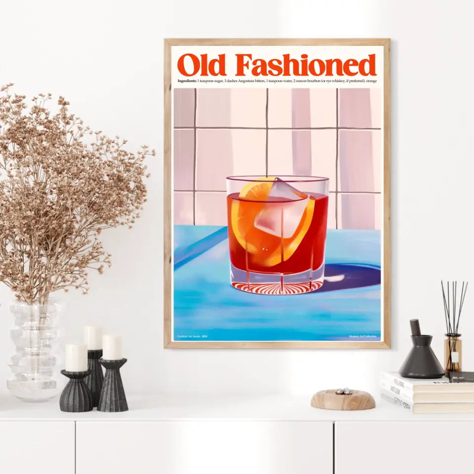 Affiche Et Tableau Cuisine Cocktail Old Fashioned
