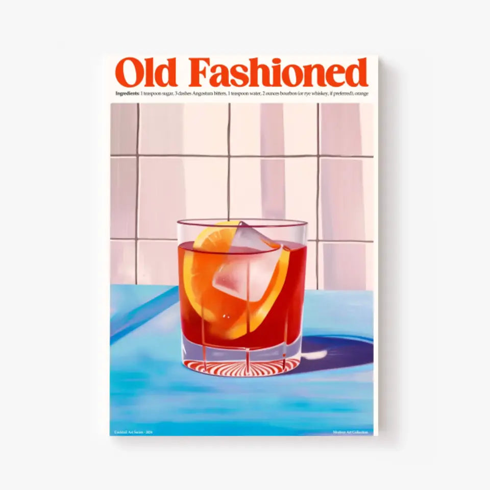 Affiche Et Tableau Cuisine Cocktail Old Fashioned