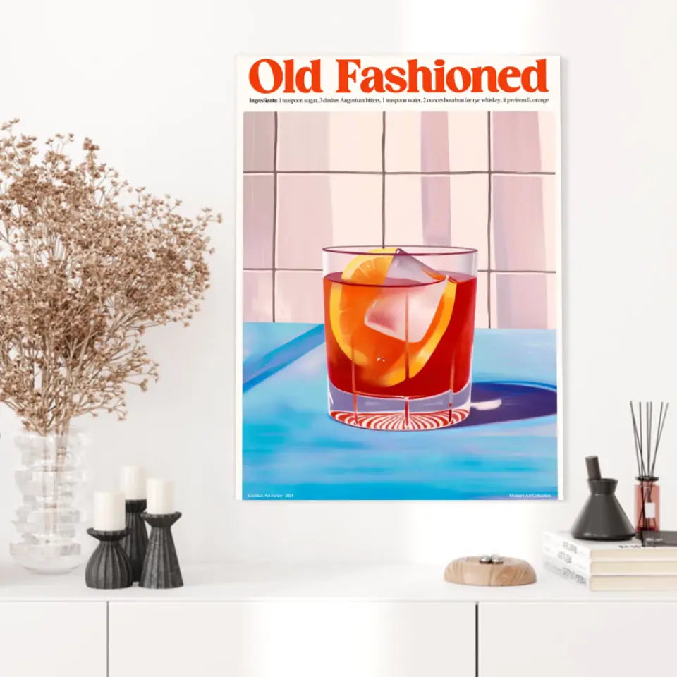 Affiche Et Tableau Cuisine Cocktail Old Fashioned