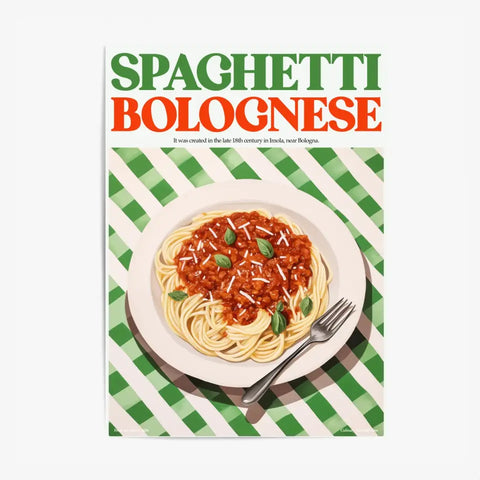 Affiche Et Tableau Cuisine Spaghetti Bolognese
