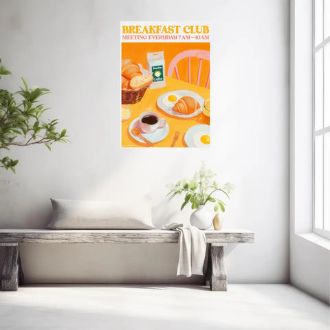 Affiche Et Tableau Cuisine Breakfast Club