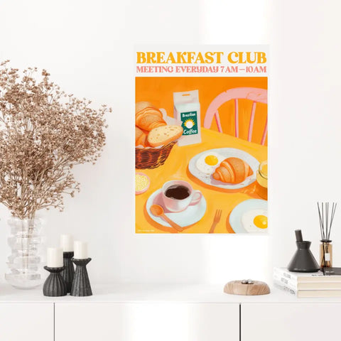 Affiche Et Tableau Cuisine Breakfast Club