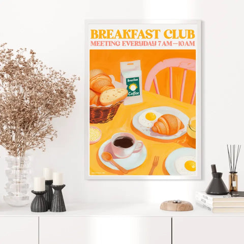 Affiche Et Tableau Cuisine Breakfast Club