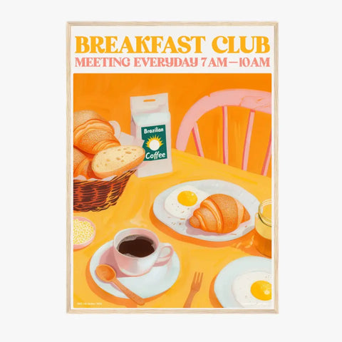 Affiche Et Tableau Cuisine Breakfast Club