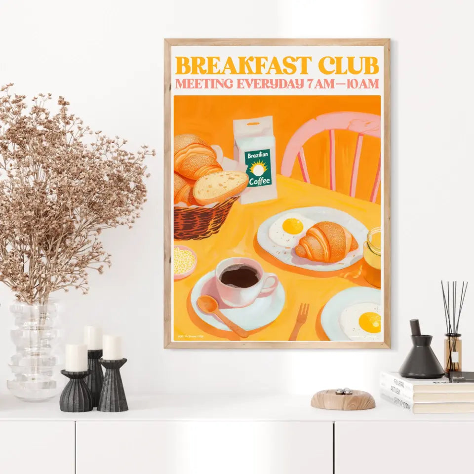 Affiche Et Tableau Cuisine Breakfast Club