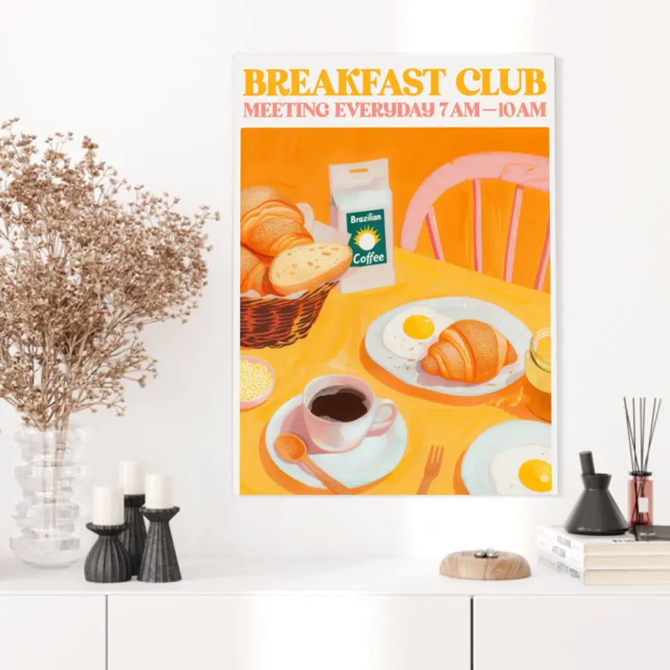 Affiche Et Tableau Cuisine Breakfast Club