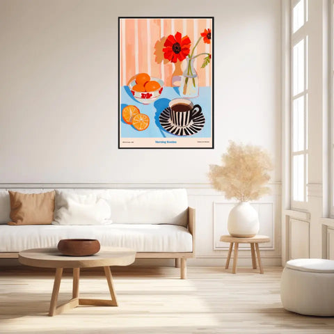 Affiche Et Tableau Cuisine Morning Routine