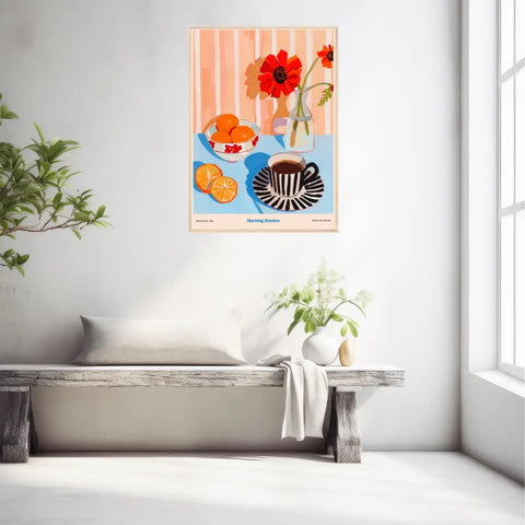 Affiche Et Tableau Cuisine Morning Routine