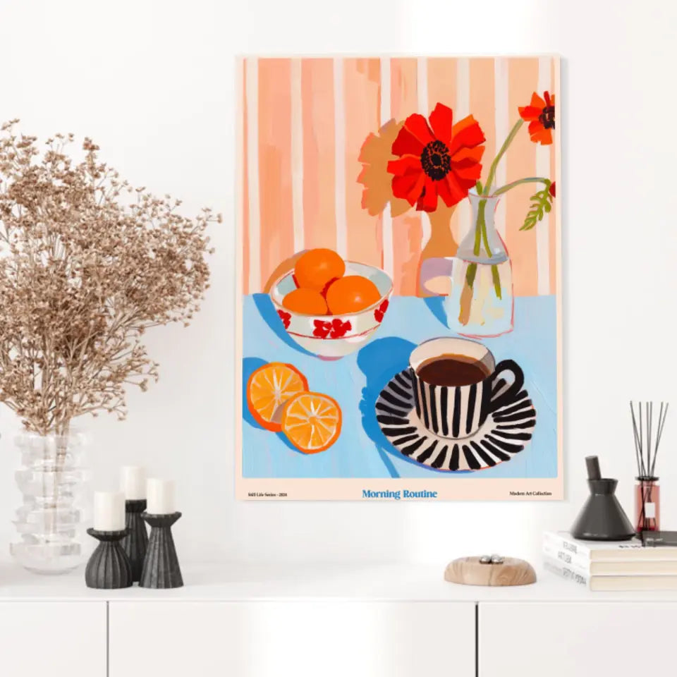 Affiche Et Tableau Cuisine Morning Routine