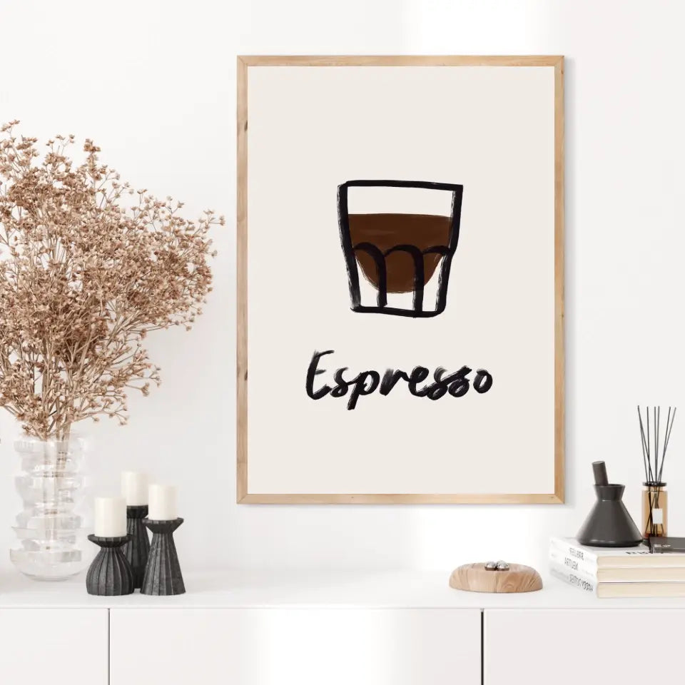Affiche Et Tableau Minimaliste Café Espresso