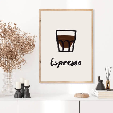 Affiche Et Tableau Minimaliste Café Espresso