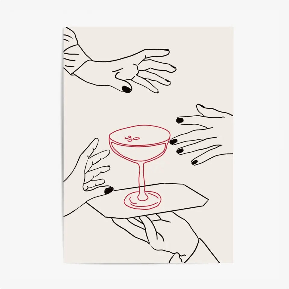 Affiche Et Tableau Minimaliste Girls Night 3