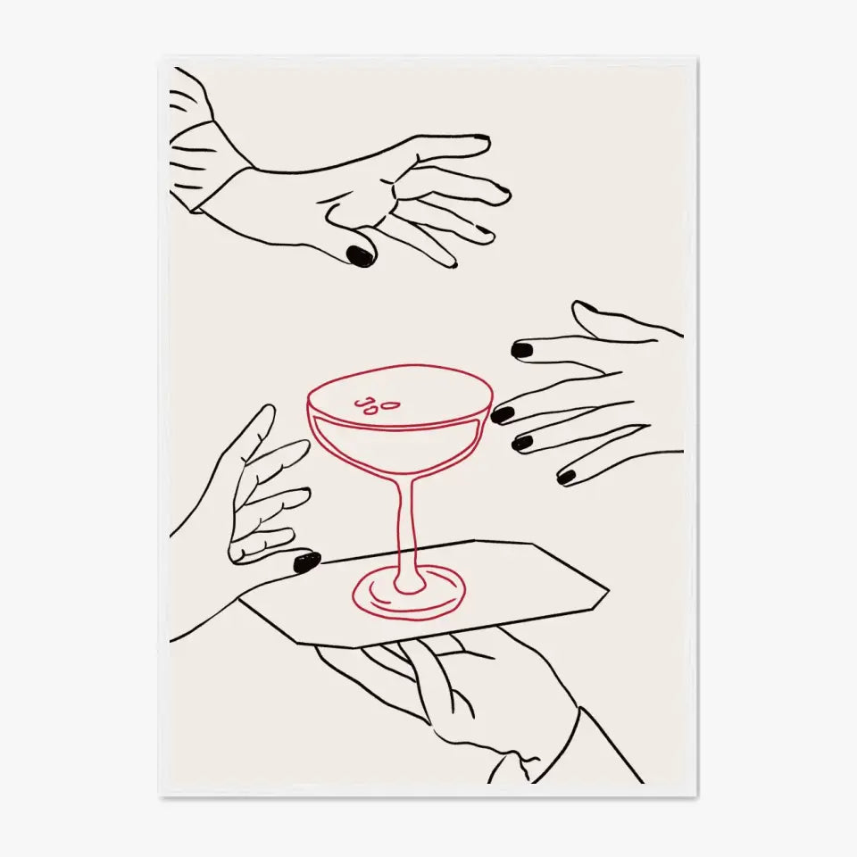 Affiche Et Tableau Minimaliste Girls Night 3