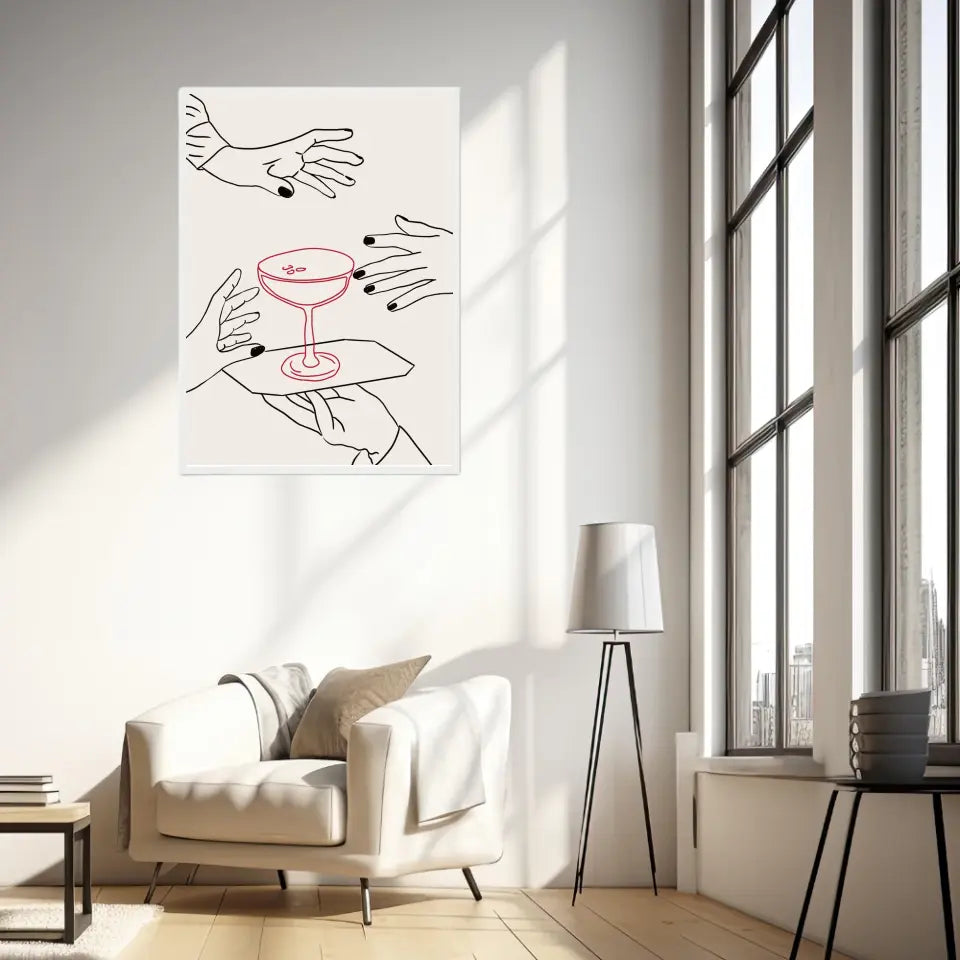 Affiche Et Tableau Minimaliste Girls Night 3